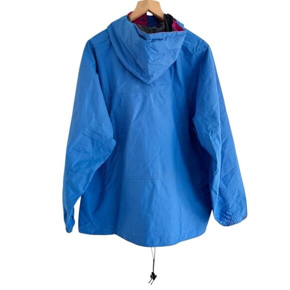 Vintage EDDIE BAUER Women's Sz L Blue Pink Gore-Tex Hooded Jacket - Picture 3 of 12